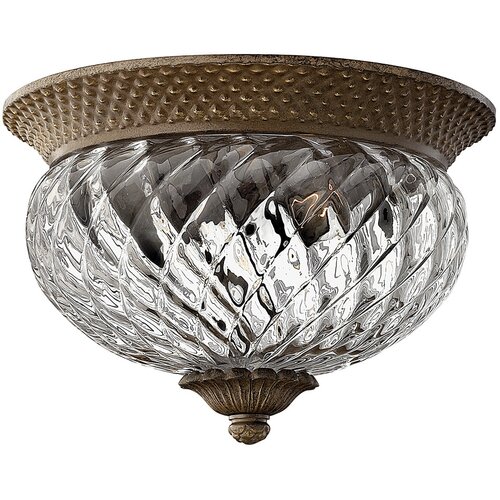 Elstead Lighting Elstead Plantation 2-lučna majhna, delno vgradna stropna svetilka, biserno bronasta, E27, (22098666) Cene