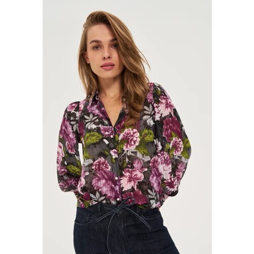 Marisse WOMEN&amp;#039;S SHIRT Z-KO-4807 BLACK Slike