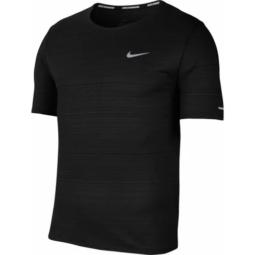 Nike DRI-FIT MILER Muška majica za trčanje, crna, veličina