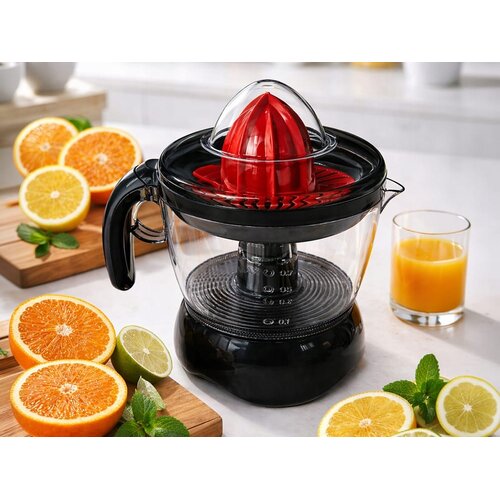  25W električni sokovnik 700ml ožemalnik citrusov črn Slike