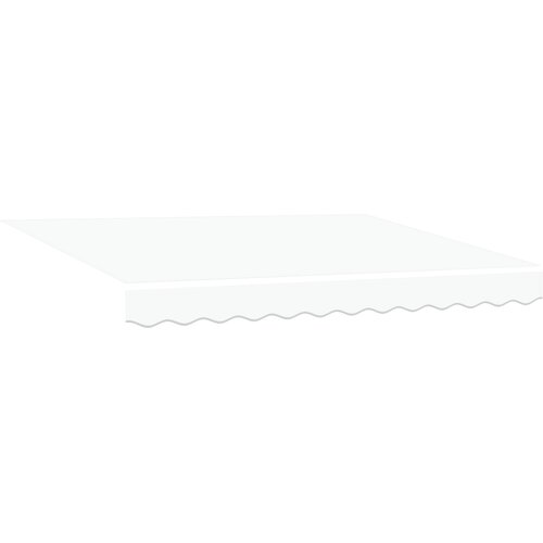 vidaXL Manual Retractable Awning White 300x250 cm, (22146224) Cene