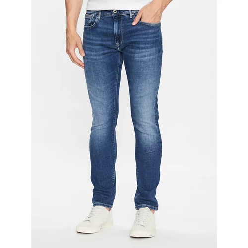 PepeJeans Jeans hlače Stanley PM206326HS6 Modra Tapered Fit