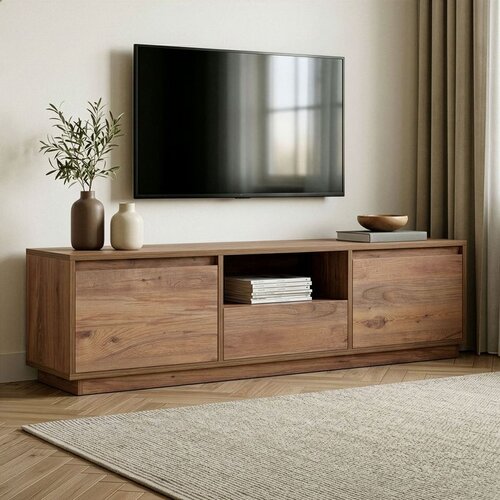 Hanah home TV komoda Vanguard, 160 cm, atlantski bor Cene