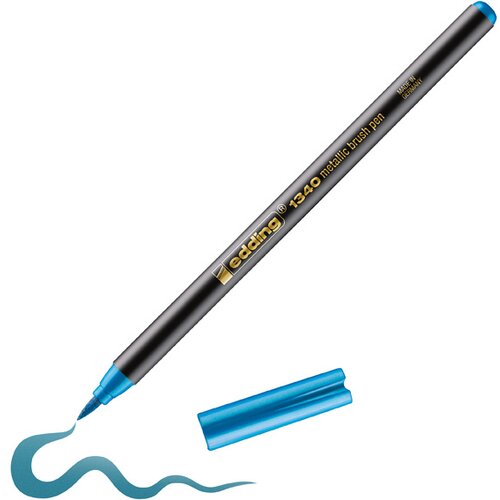 Edding brush flomasteri E-1340 1-6mm metalik plava (08L1340ME) Cene