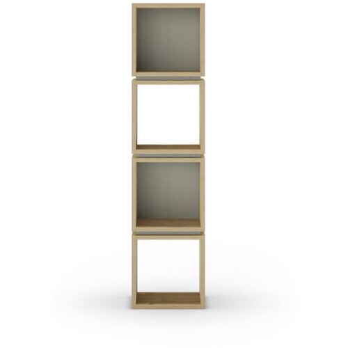 Marckeric Zelena/u prirodnoj boji biblioteka u dekoru hrasta 32x133 cm Lofty – Cijene