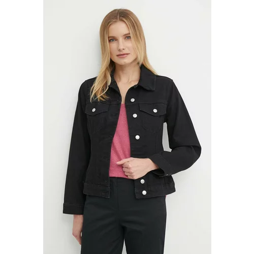 Sisley Traper jakna za žene, boja: crna, za prijelazno razdoblje
