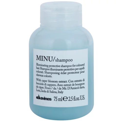 DAVINES Essential Haircare MINU Shampoo zaštitni šampon za obojenu kosu 75 ml