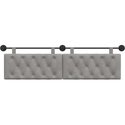  Držeće uzglavlje Zidne Svijetlo siva 190 x 55 x 7 cm Bar&amp;scaron;un - Svjetlosiva 180 cm bez LED Slike
