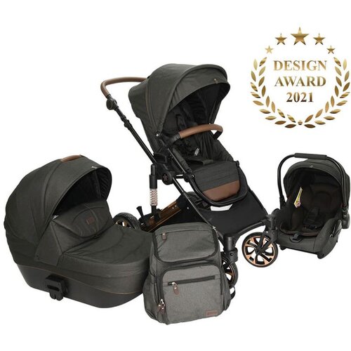 Bebe Stars kolica Belize 3u1 - Graphite Cene