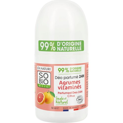 LÉA NATURE SO BiO étic Di&scaron;eči deodorant s citrusi - 50 ml Cene
