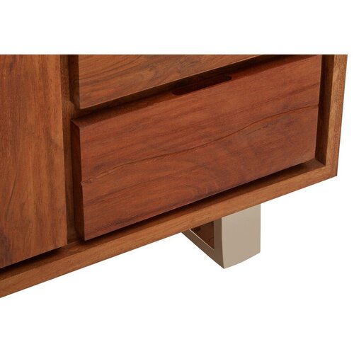 Premier Housewares Komoda od masivnog bagrema u tamnoj prirodnoj boji 92x82x40 cm Simla &amp;ndash; Slike