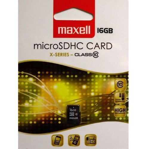Maxell Micro SDHC 16GB x-series+adapter, class 10 Cene