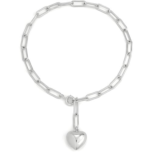 Ogrlica Massive Heart - Srebrna KP32673 Cijene