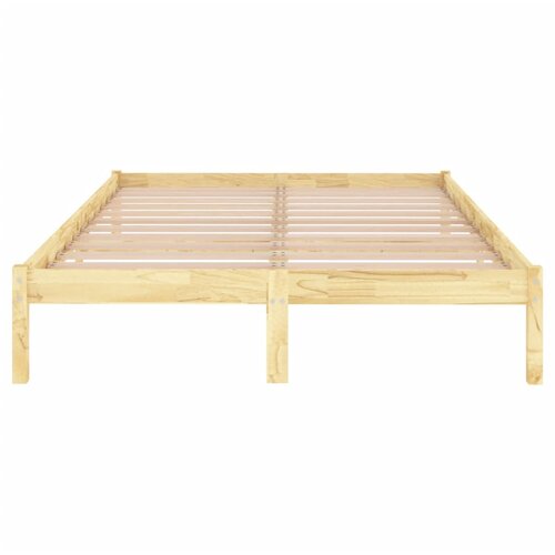  Okvir za krevet od masivnog drva 135 x 190 cm bračni Slike