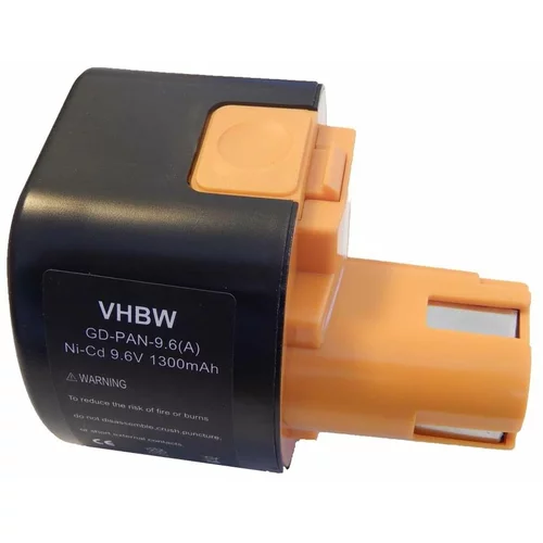 VHBW Baterija za Panasonic EY9086 / EY9182, 9.6 V, 1.3 Ah