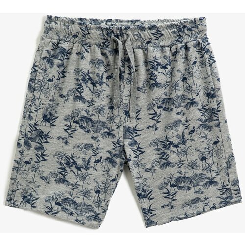 Koton Boys' Gray Printed Shorts &; Bermuda Cene