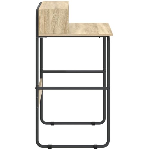  Stol s pohranom Hrast sonoma 80 x 50 x 91 cm Slike