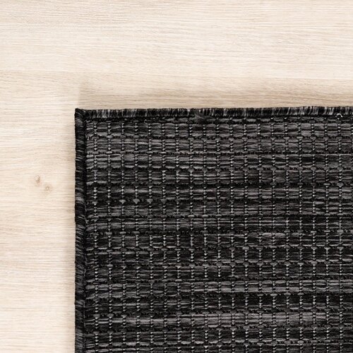 Ayyildiz Carpets Črna okrogla notranja in zunanja preproga &amp;oslash; 160 cm Mira 1450 &amp;ndash; Slike
