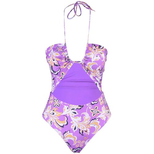 Trendyol purple ethnic pattern cut out detailed swimsuit Slike