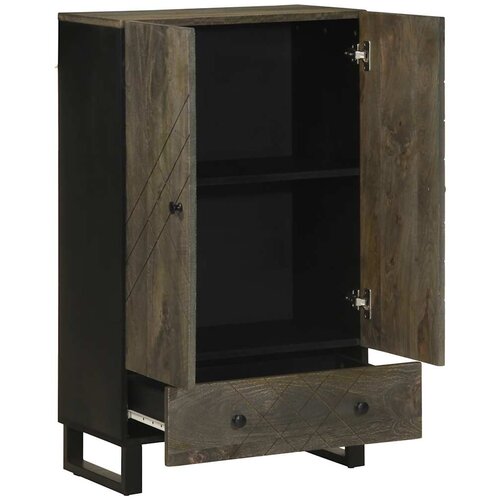 Maison Chic Komoda - Predalnik črna 60x33x100 cm trden mangov les, (21718591) Slike