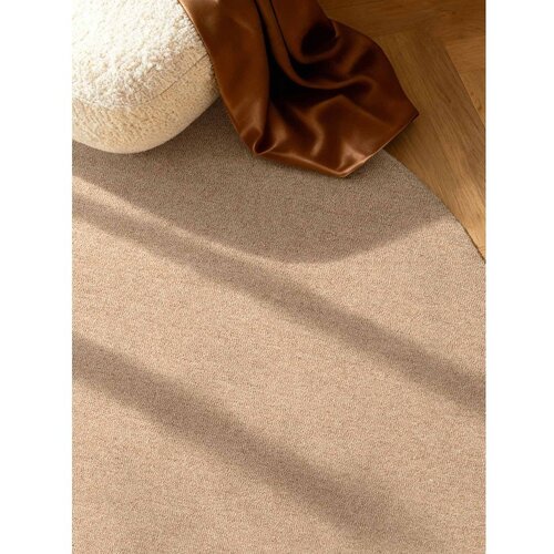 Elle Decoration Ročno tkana volnena okrogla preproga v naravni barvi &amp;oslash; 160 cm Puristic Knots &amp;ndash; Slike