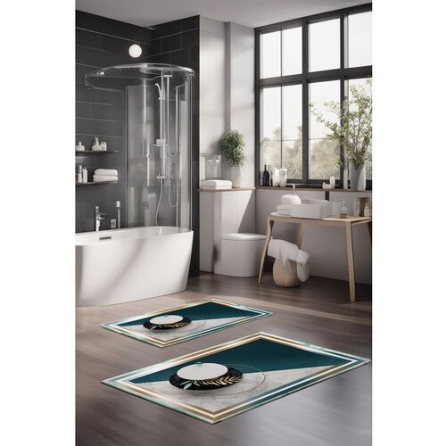  CT-5095 multicolor bathmat set (2 pieces) Cene