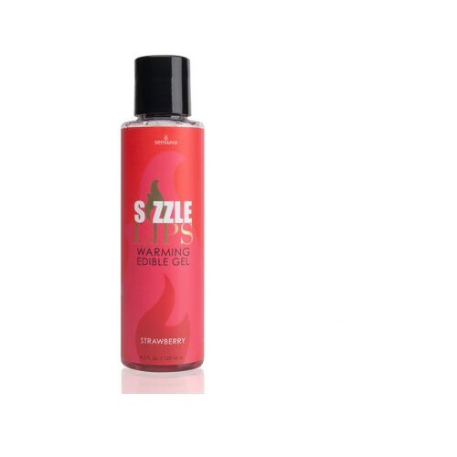 Sensuva Gel s učinkom grijanja Sizzle Lips - Strawberry, 125 ml Cijene