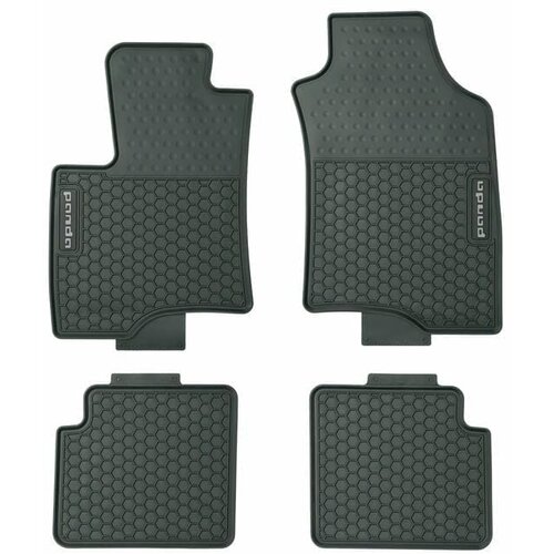 Schweizer Tipske gumene patosnice za Fiat 1 Doblo 5M 2010+, Crne Cene