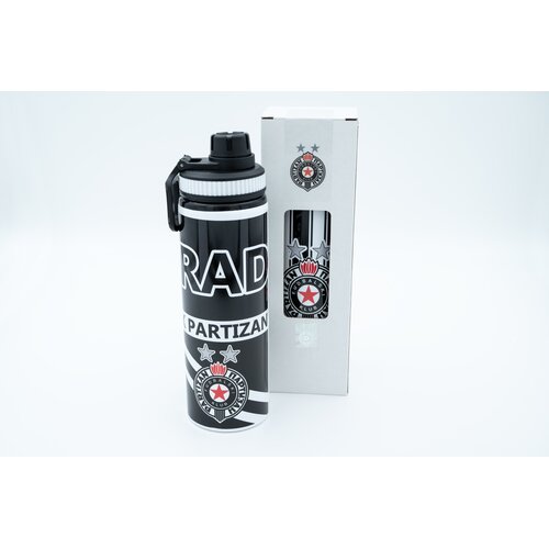 Nine Sport Fla&scaron;ica za vodu FK Partizan, 750ml, Crna Cene