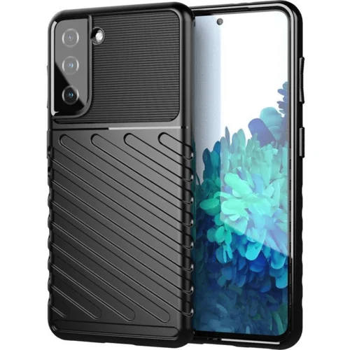 Silikonski ovitek Thunder Armor za Xiaomi Redmi Note 13 5G - črn