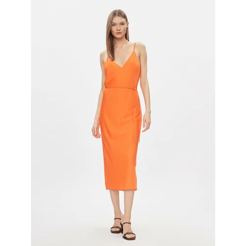 Calvin Klein Poletna obleka K20K206776 Oranžna Regular Fit