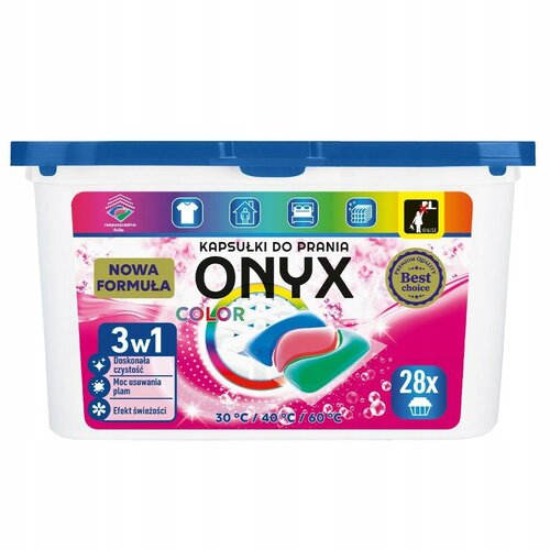 Onyx Kapsule za pranje Color 3-v-1 28 pak, (5000552026) Slike