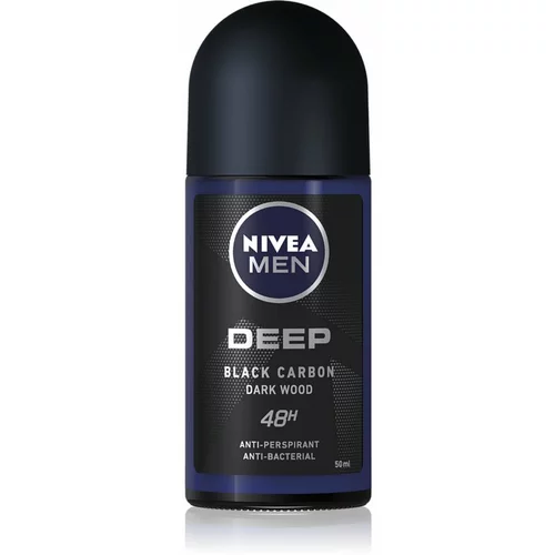 Nivea Men Deep anti-transpirant roll-on za moške 50 ml