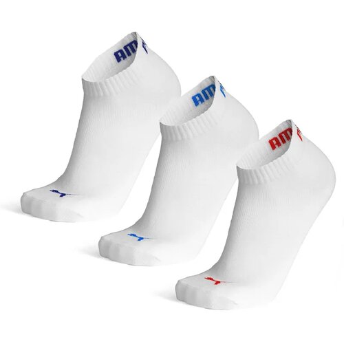Puma Mu&amp;scaron;ke čarape Quarter Plain, 3 para, Bele Slike
