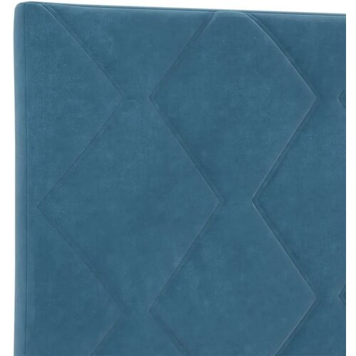  Boxspring krevet s madracem Plava 160 x 200 cm Bar&amp;scaron;un - Plava 160 x 200 cm Dizajn s rombovima Slike