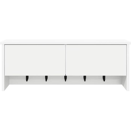  Vje&amp;scaron;alica za kapute na zidu s policom Bijelo 80 x 20 x 30 cm Slike