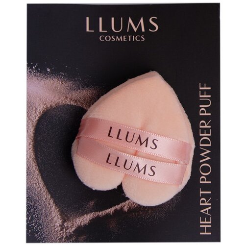 LLUMS powder puff sundjer za lice u obliku srca 2 komada Cene