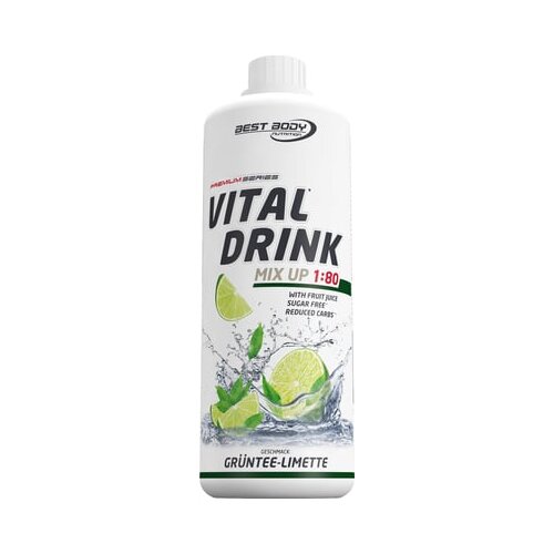 Best Body Nutrition Vital Drink - Zeleni čaj-limeta Slike