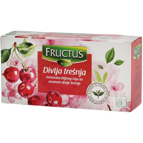 Fructus Čaj od divlje trešnje 40g, 20x2g Cene