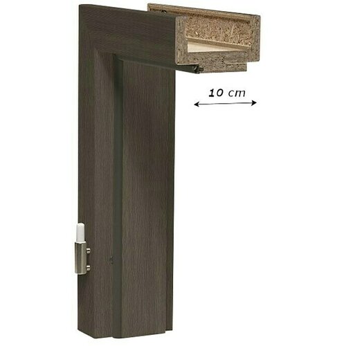 GETADOOR Dovratnik Aperto Cappuccino GA44 (&amp;Scaron; x V: 950 x 2.000 mm, &amp;Scaron;irina zida: 10 cm, DIN lijevo, Smeđe boje) Slike