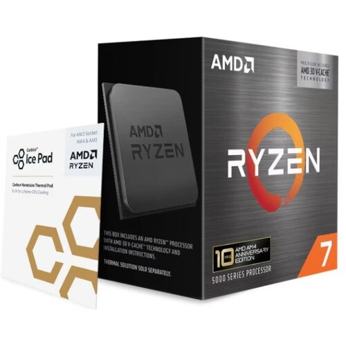 AMD CPU AM4 Ryzen 7 5800X3D, 8C/16T, 10th Anniversary Edition 100-100000651POF Cene