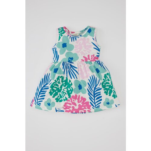 Defacto baby Girl Patterned Sleeveless Dress Cene