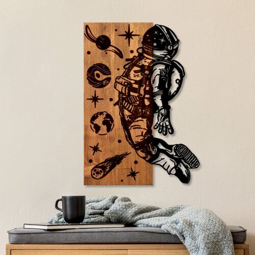 Wallity Zidna dekoracija Cosmic, 42 x 58 x 3 cm, Smeđa Cijene