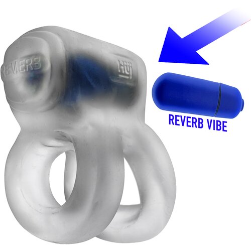 H&amp;uuml;nkyjunk REVHAMMER Vibrating Shaft Ring Clear Ice Slike