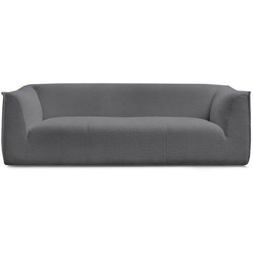 Bobochic Paris Tamno siva sofa od bouclé tkanine 242 cm Giorgia – Cene