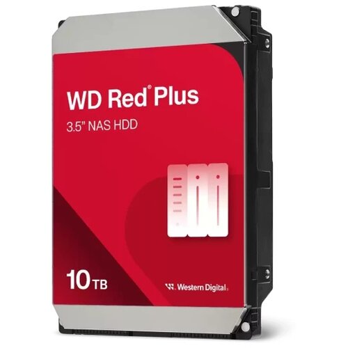 Western Digital WD 10TB Red Plus 3,5" SATA 6Gb/s 7200rpm 512MB HDD disk, (5000060600) Cene