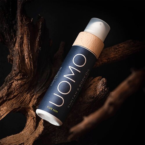 Cocosolis UOMO njegujuće ulje za sunčanje bez za&amp;scaron;titnog faktora za mu&amp;scaron;karce Black Coconut 110 ml Slike