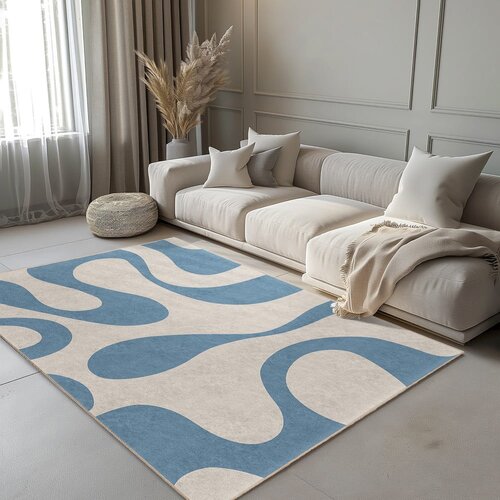 Mila Home Plavi periv tepih 80x150 cm Blue Latte &amp;ndash; Slike