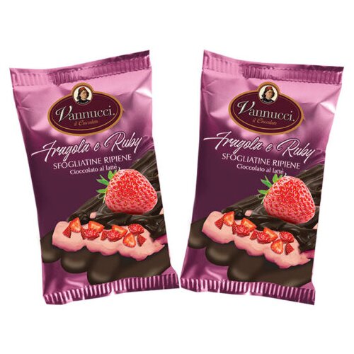 Mini tavolette Fragola e Ruby gr525 Slike
