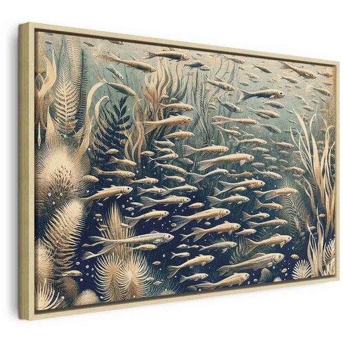  Slika - Oceanic nature 120x80 U prirodnom drvenom okviru Cene